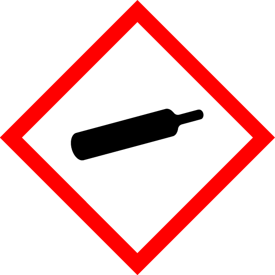Gefahrenpiktogramm: GHS04 - Gasflasche