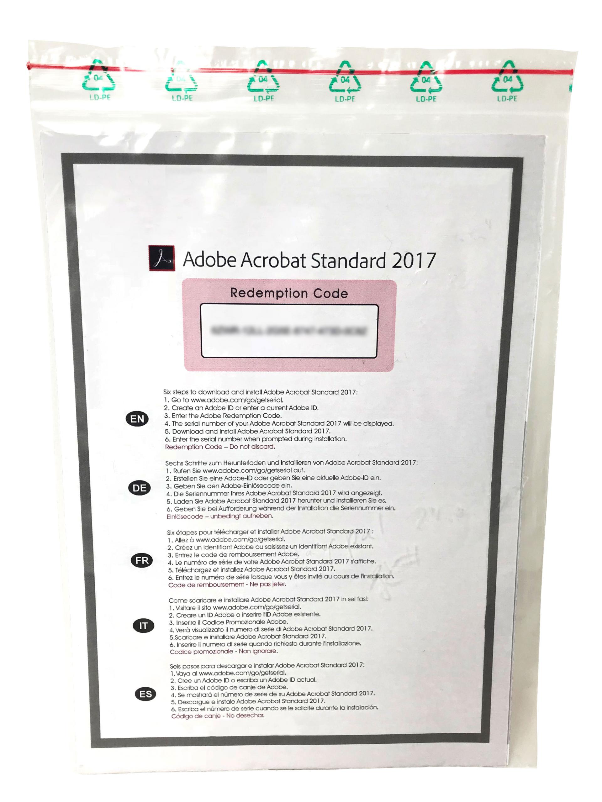 OEM Adobe Acrobat Standard DC