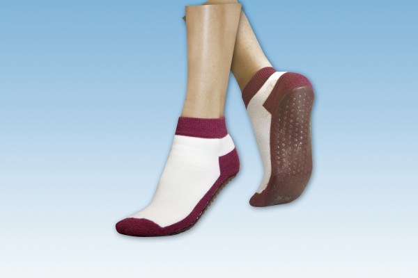 1-14391-01-SUPRIMA-Anti-Rutsch-Socken-Bordeaux