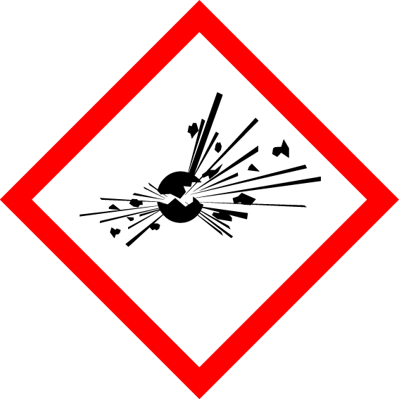 Gefahrenpiktogramm: GHS01 - Explosionsgefährlich