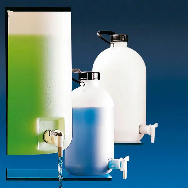 SERVOPRAX Vorratscontainer mit Ablaufhahn (Containergröße: Außen Ø 163 mm, Inhalt: 5 L, Menge: 1 Stück, Öffnung: Ø 46 mm)