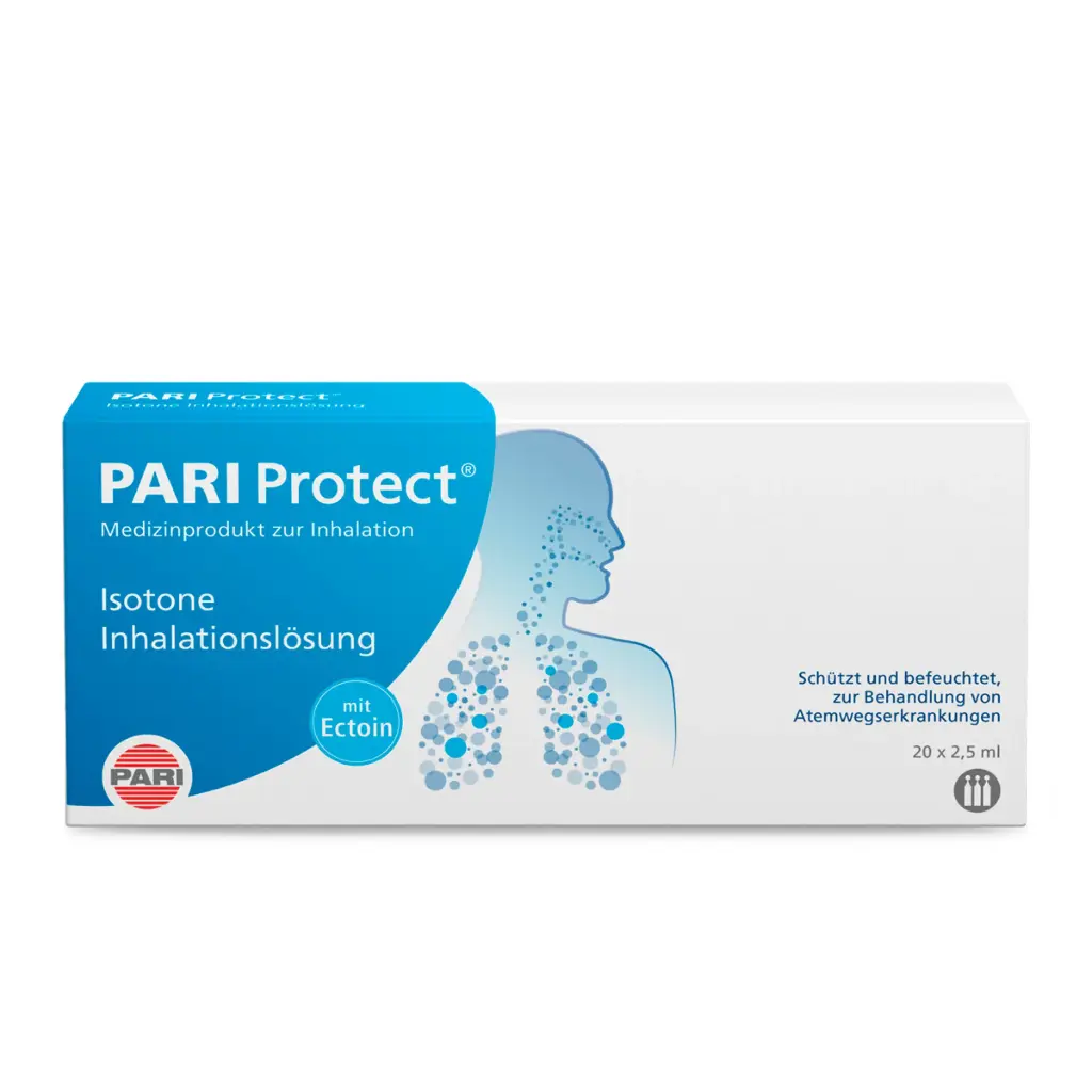 PARI ProtECT Inhalationslösung (Inhalt: 2,5 ml, Menge: 10 Ampullen)