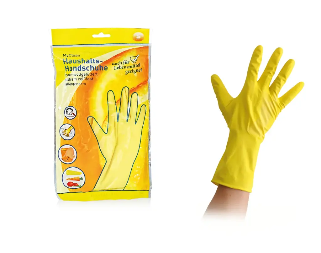 MAIMED clean - HHS „Lebensmittelecht“ Latex, PF, Gr.L, 1 Paar