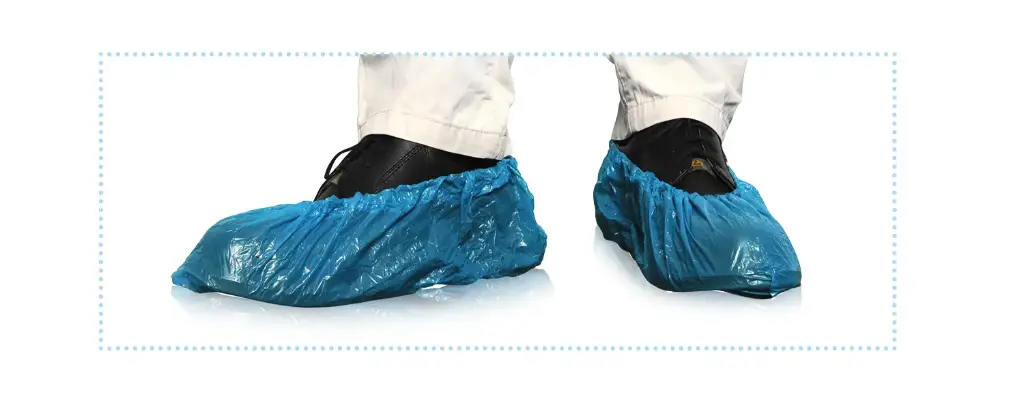 MAIMED - Cover PE Schuhüberzieher, blau, 100 Stück