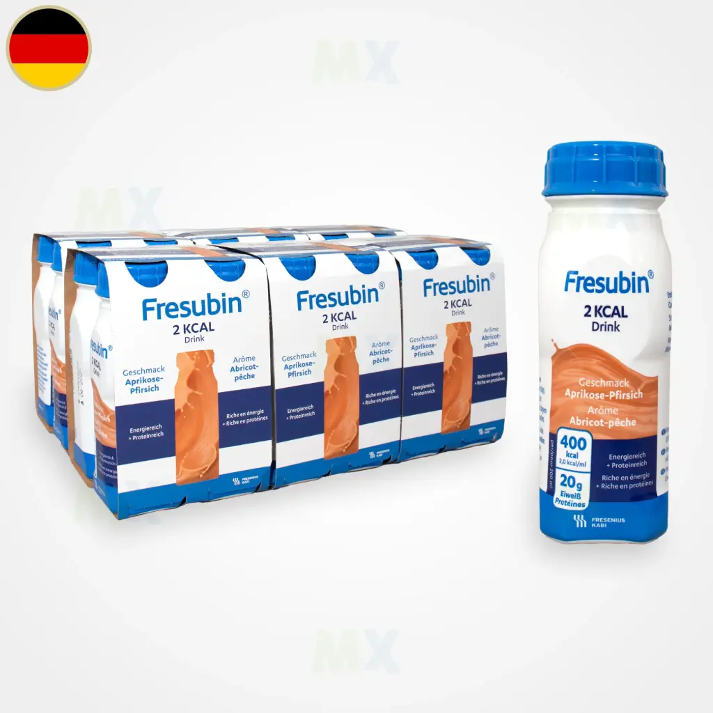 Fresubin 2kcal Drink Aprikose-Pfirsich 24 x 200 ml DEUTSCH