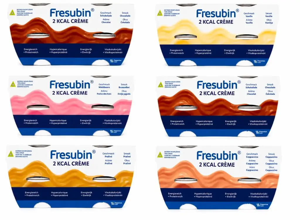 Fresubin 2kcal Creme 24x125g Mischkarton (Geschmacksrichtung: Mischkarton, Kaloriengehalt: 2 kcal)