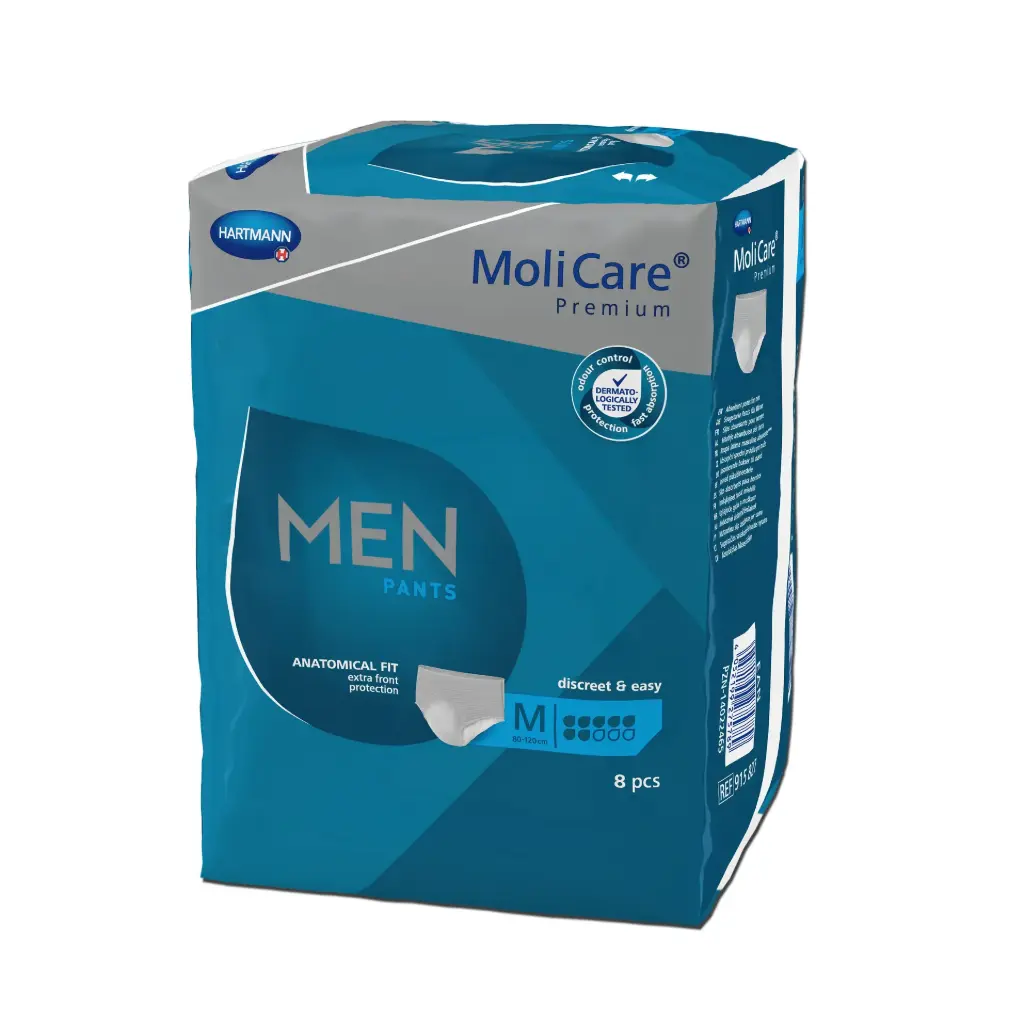 HARTMANN MoliCare Premium men pants 7 Tropfen Karton (Größe: Gr. L, Inhalt: 4 x 7 Stück, Umfang: 100 - 150 cm)