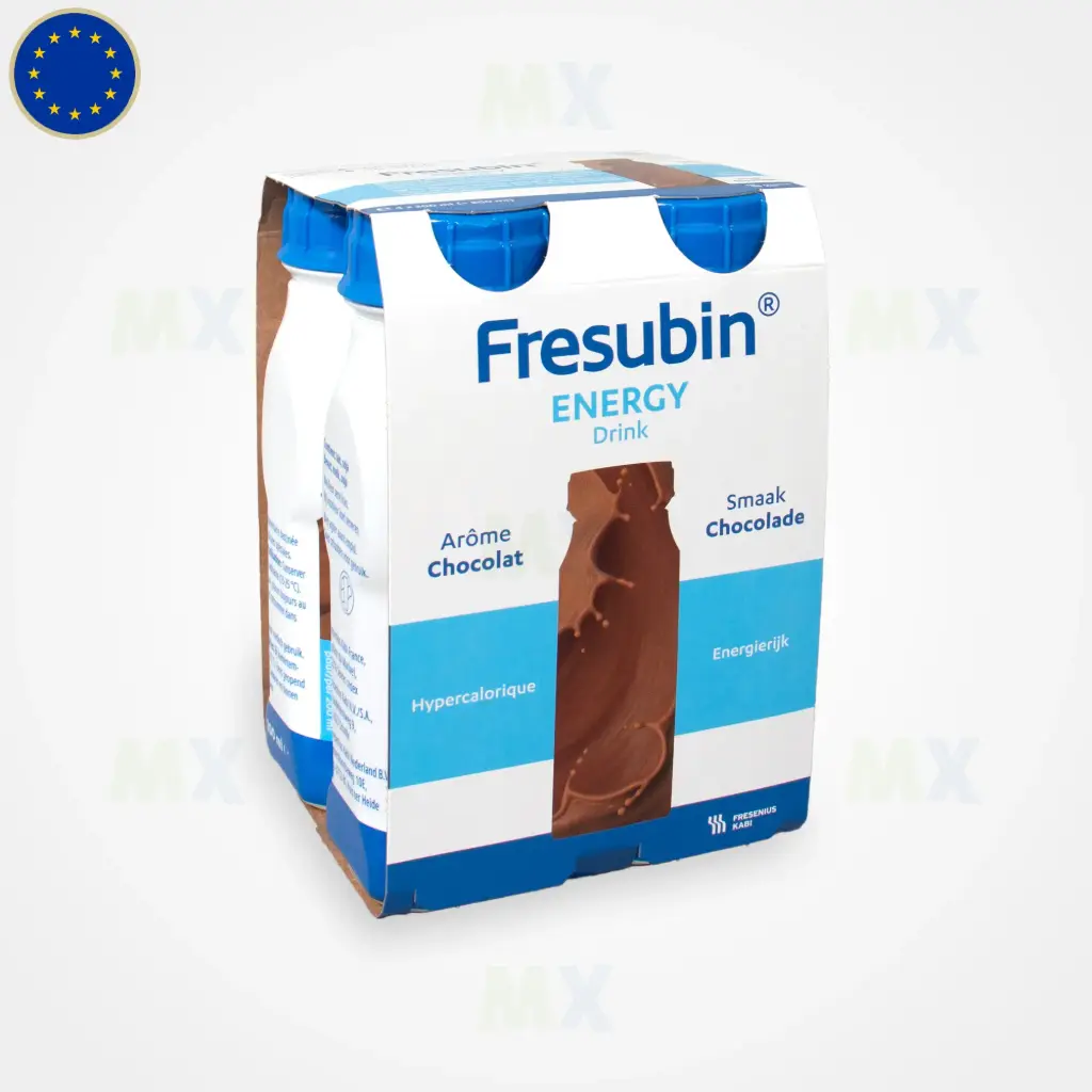 Fresenius Kabi Fresubin Energy Drink Schokolade 4er (Geschmacksrichtung: Schokolade, Inhalt / Anzahl: 4 x 200 ml, Sorte: Energy, Trinkfertig / Pulver: Trinkfertig)