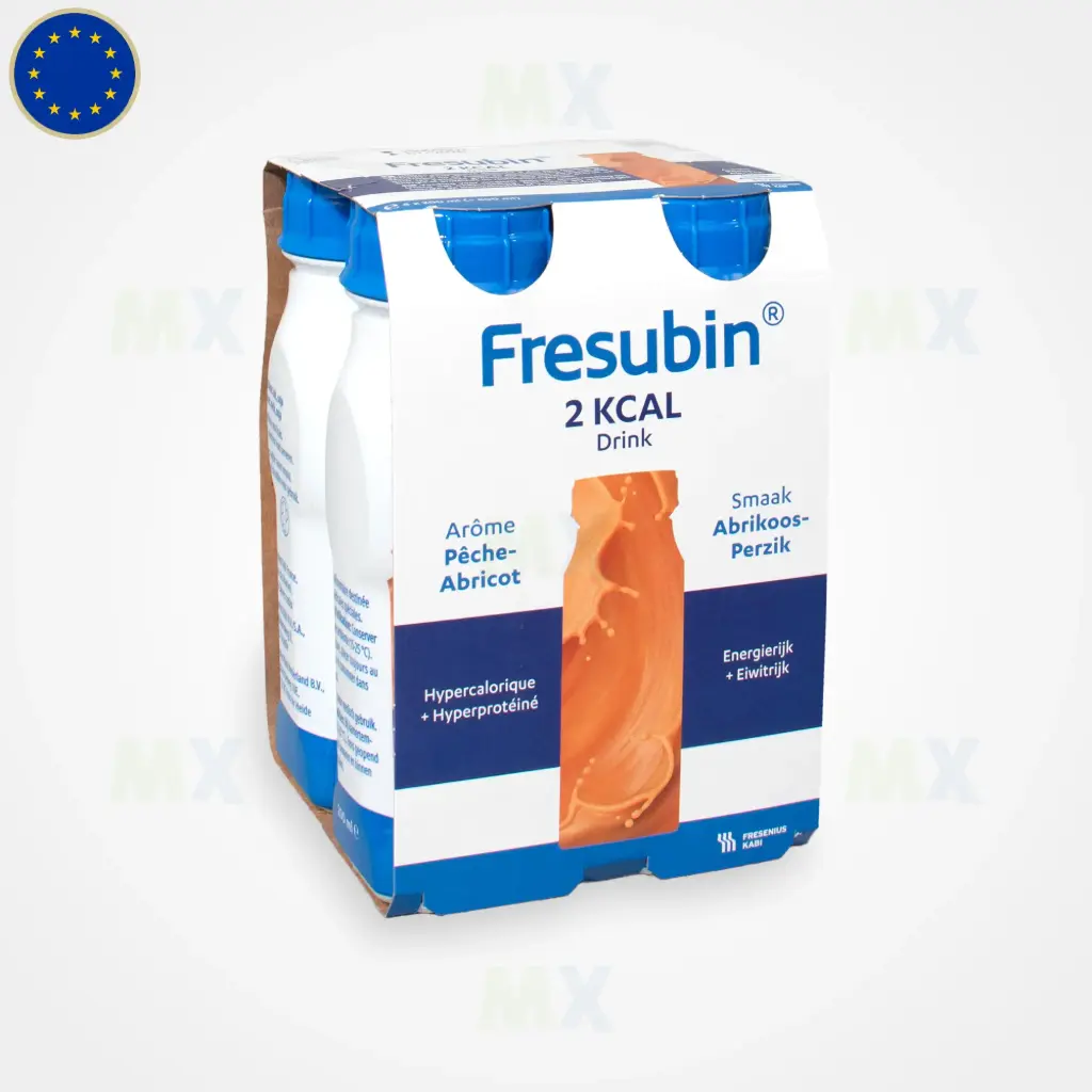 Fresenius Kabi Fresubin 2kcal Drink Aprikose 4er (Geschmacksrichtung: Aprikose, Inhalt / Anzahl: 4 x 200 ml, Kaloriengehalt: 2 kcal, Trinkfertig / Pulver: Trinkfertig)