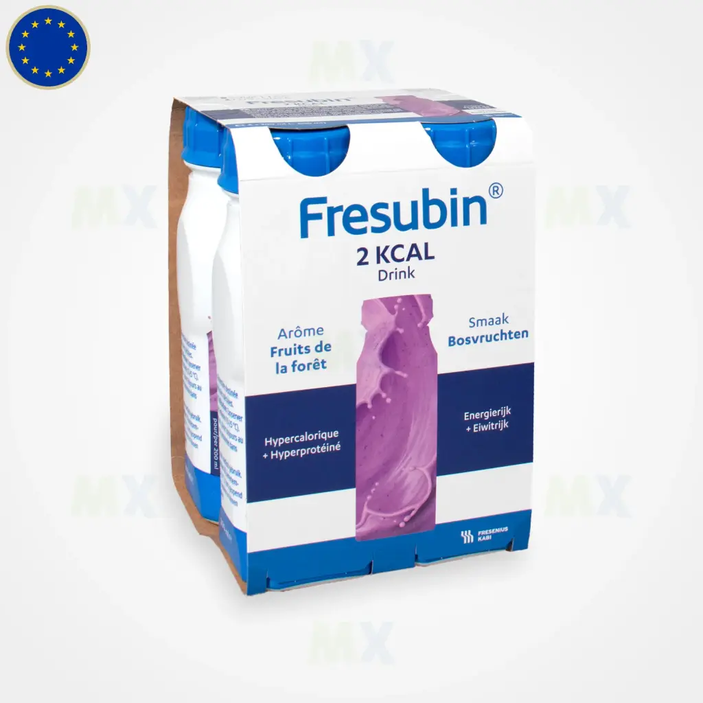 Fresenius Kabi Fresubin 2kcal Drink Waldfrucht 4er (Geschmacksrichtung: Waldfrucht, Inhalt / Anzahl: 4 x 200 ml, Kaloriengehalt: 2 kcal, Trinkfertig / Pulver: Trinkfertig)