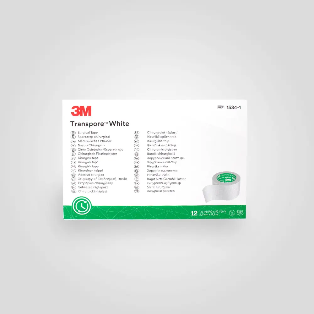 3M Transpore White hyperallergenes Kunststoffpflaster weiß