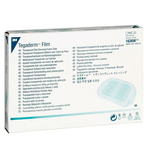3M Tegaderm Film sterile transparent dressing