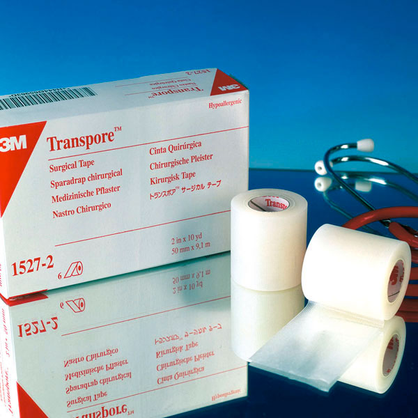 3M Transpore hyperallergenes Kunststoffpflaster transparent