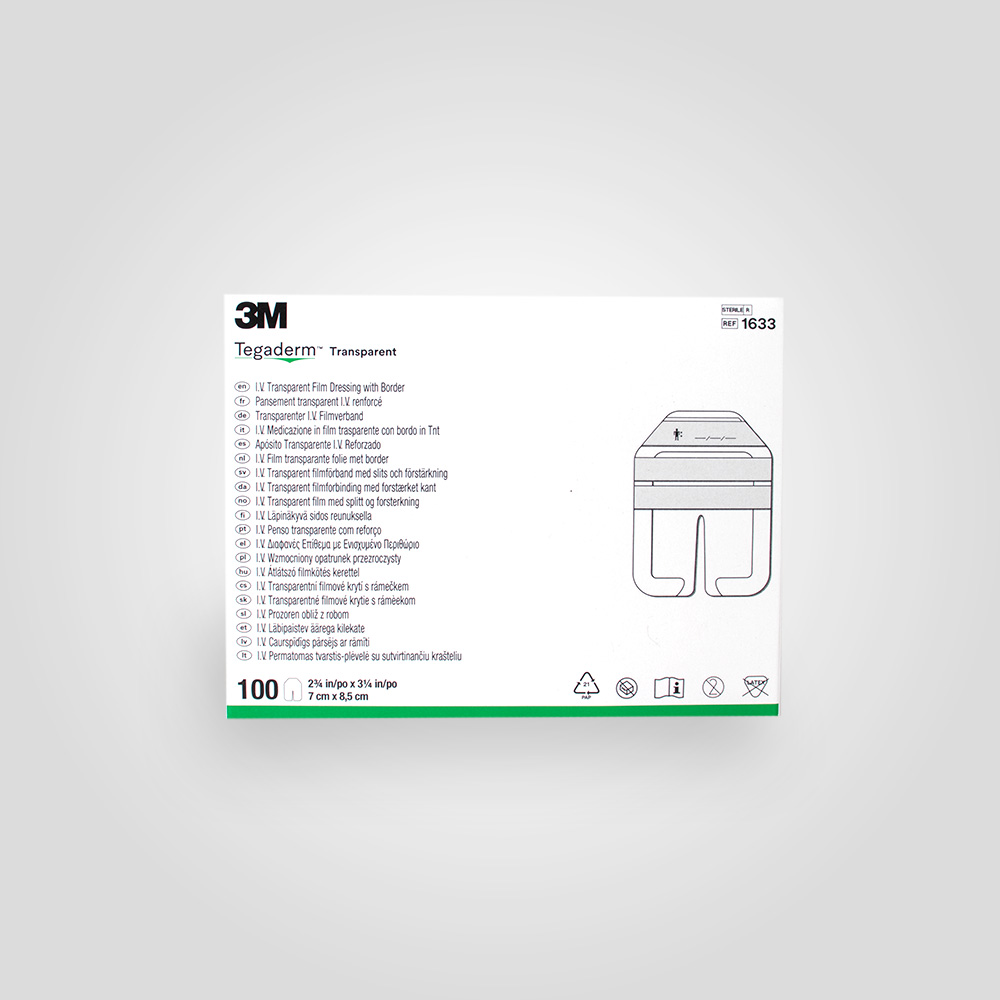 3M Tegaderm I.V. steriler Filmverband transparent