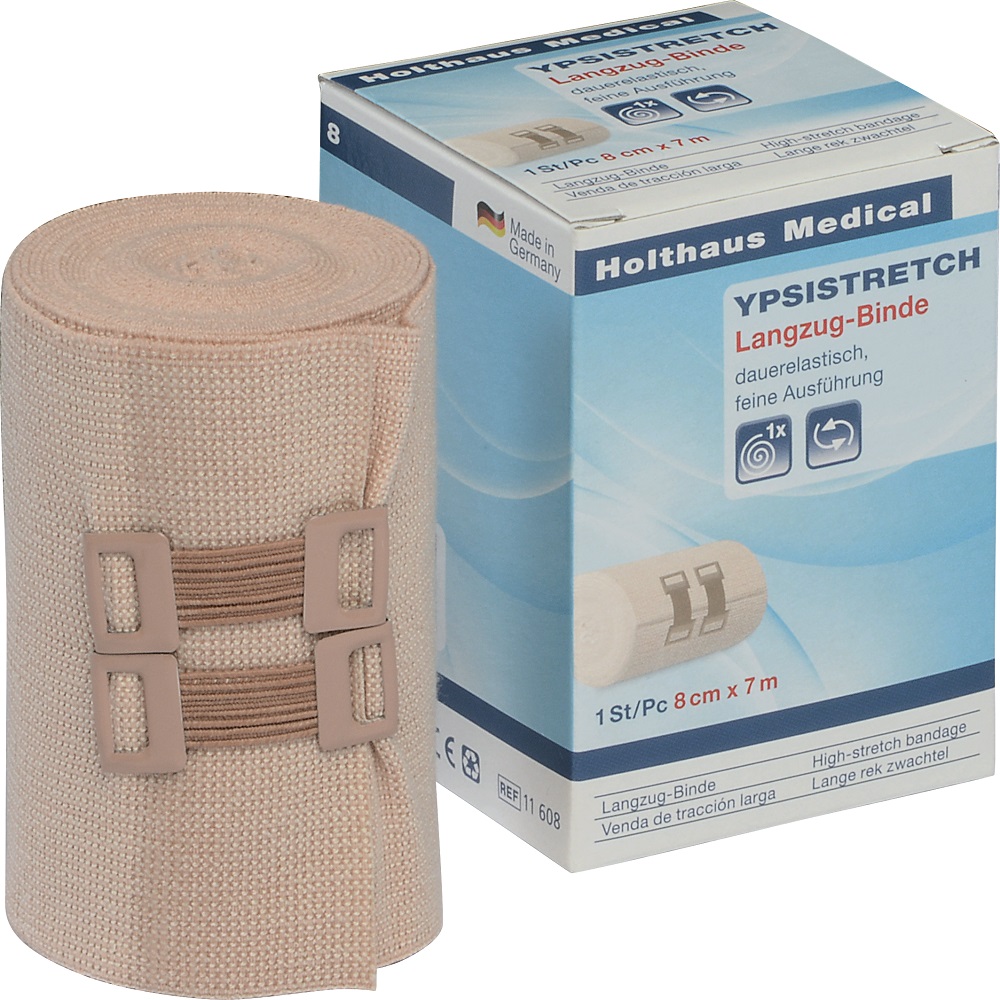 HOLTHAUS YPSISTRETCH Long stretch bandage fine in folding box single