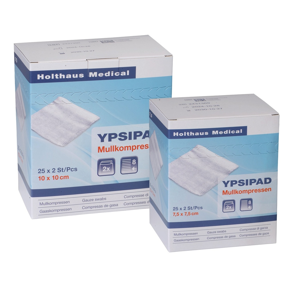 HOLTHAUS YPSIPAD Mullkompressen 8-fach steril