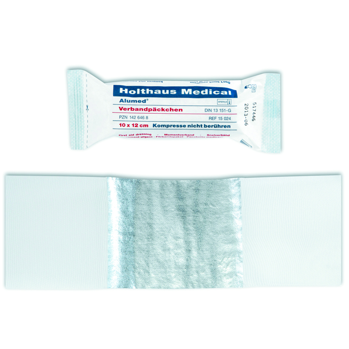 HOLTHAUS Alumed Dressing packet sterile