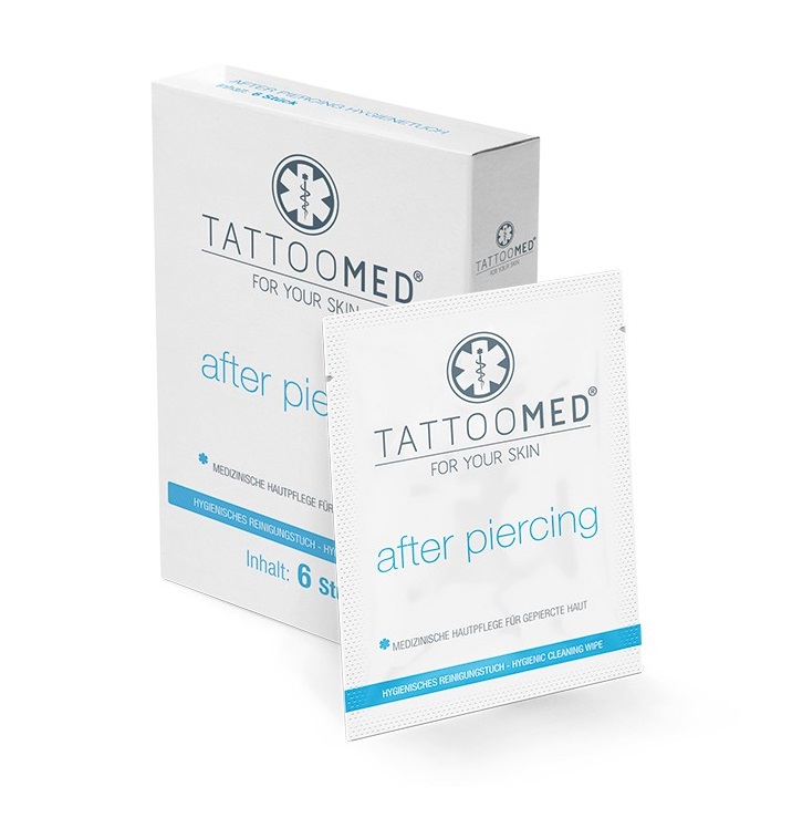 TATTOOMED after piercing Hygiene wipes