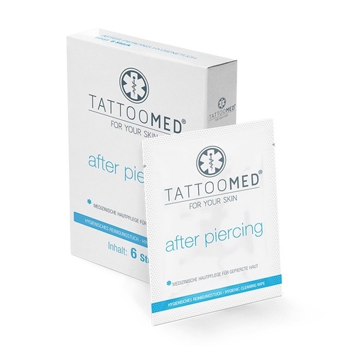 TATTOOMED after piercing Hygiene wipes