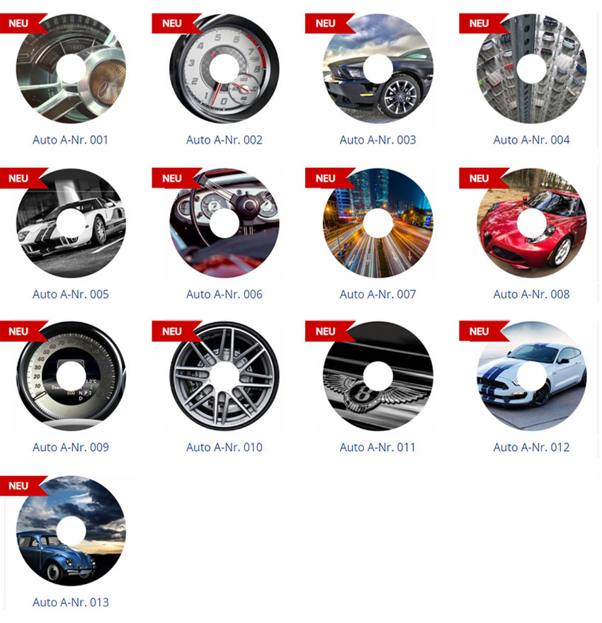 TheraMedical Speichenschutz mit Motiv Auto im Digitaldruck