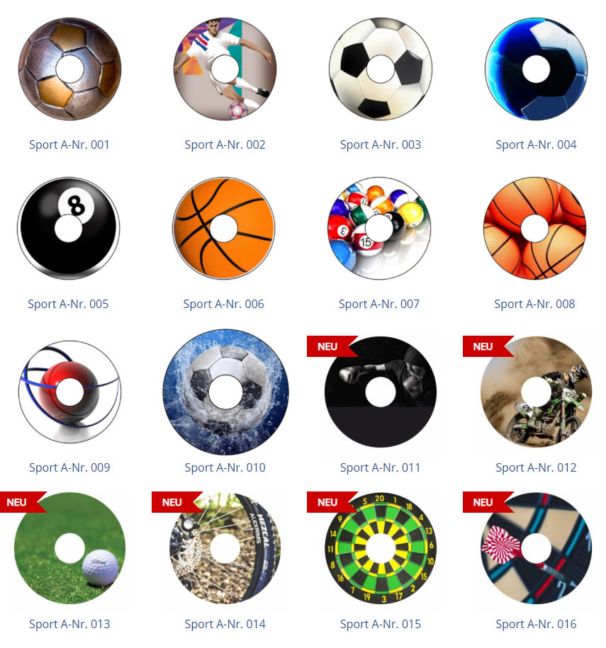 TheraMedical Spoke guard with motif Sport in digital print