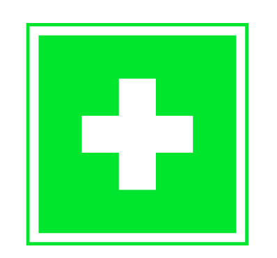 HOLTHAUS Rescue sign First Aid