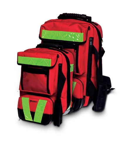 ARKY AED Rucksack rot