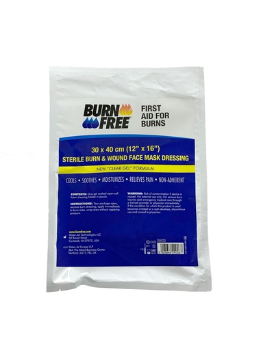 [21473-01] BURNFREE Wound dressing / Face mask 30 x 40 cm