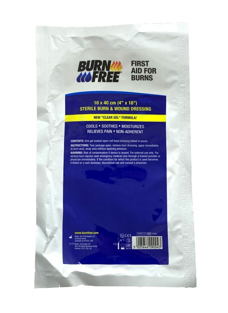 BURNFREE Wound dressing 10 x 40 cm
