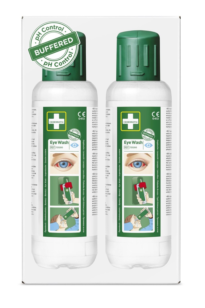 CEDERROTH Eye Wash Solution 2 x 500 ml
