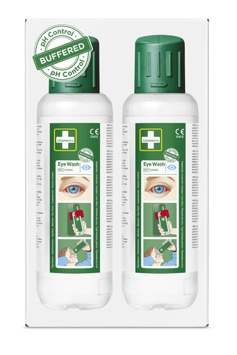[22041-01] CEDERROTH Eye Wash Solution 2 x 500 ml