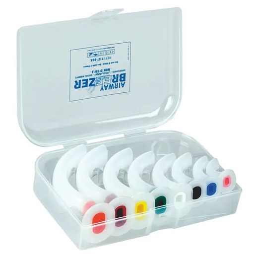 [25470-01] AIRWAY-BREEZER Guedeltuben Set, unsteril, farbcodiert, mit Box