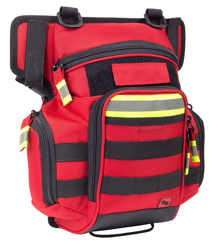 ELITE BAGS EMT POUCH Thigh Bag red