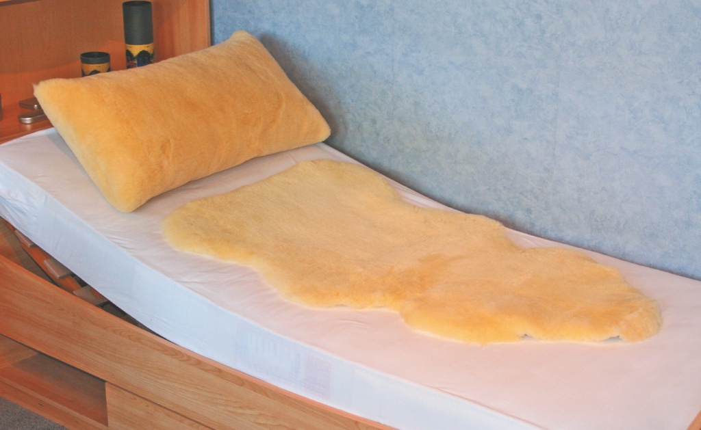 ORGATERM Dekubitus Schaffell Tierform, medizinisch