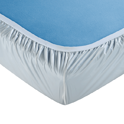 SUPRIMA Spannbetttuch - PVC weiß Ecken geschweißt