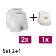 SUPRIMA Hüftprotektoren Set 1 (2 Slip/1 Paar Hüftprotektoren)
