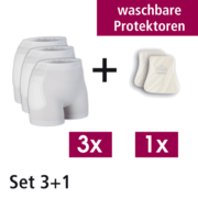 SUPRIMA Hip protectors Set 4 (3 briefs/1 pair of hip protectors washable)