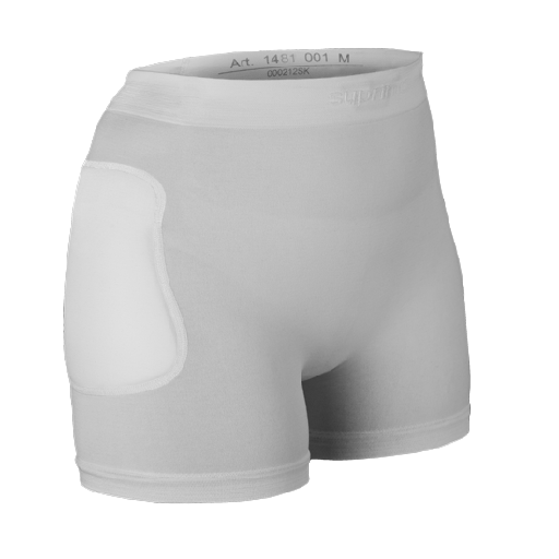SUPRIMA Hüftprotektor-Slip mit integrierten Protektoren