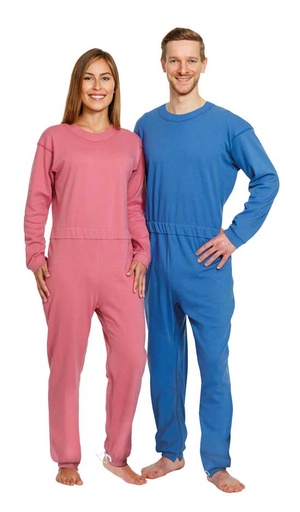 SUPRIMA CareBasic Pflegeoverall Lang Beinreißverschluss beere