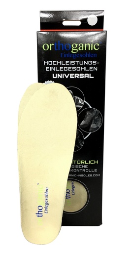 ORTHOGANIC Einlegesohle Universal Lederoptik