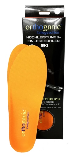 ORTHOGANIC Einlegesohle Ski für Ski-und Schalenschuhe