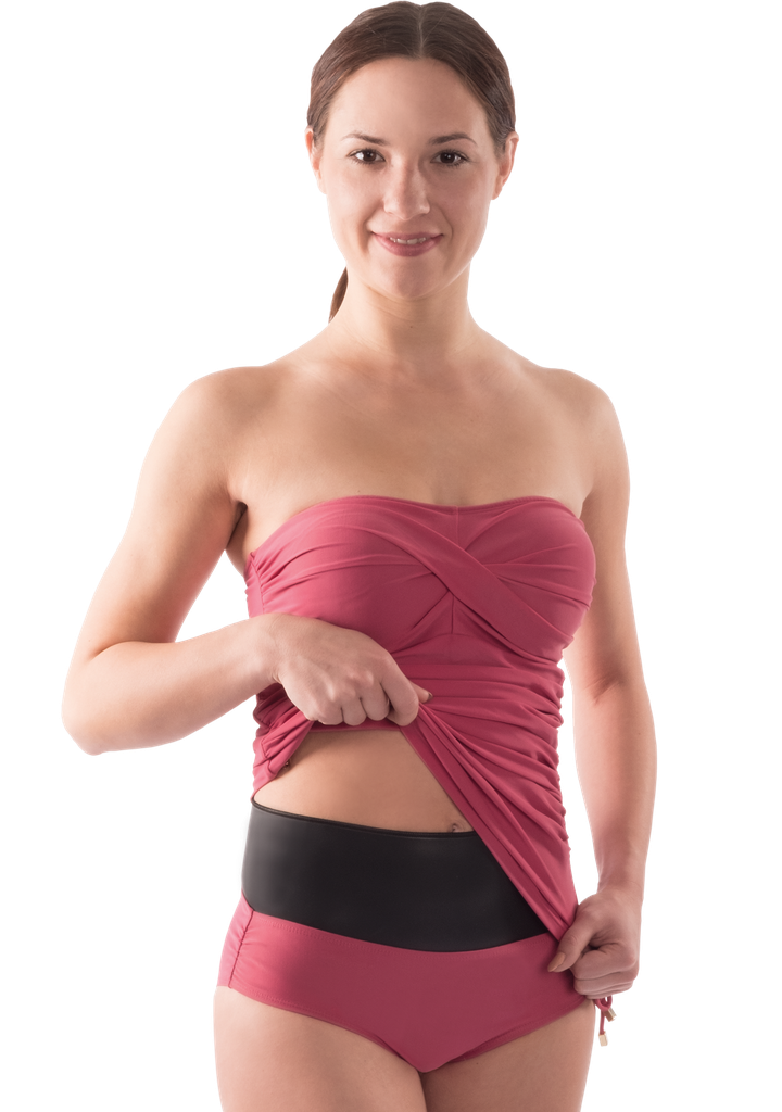 SUPRIMA Stomabandage Neopren schwarz