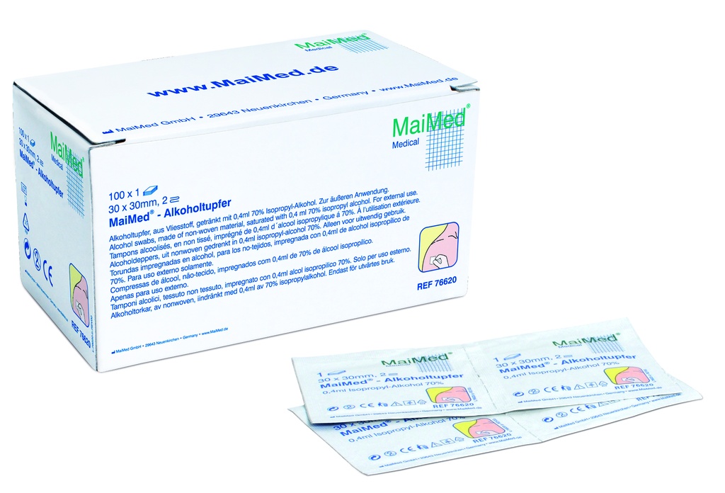 MAIMED Alcohol swabs