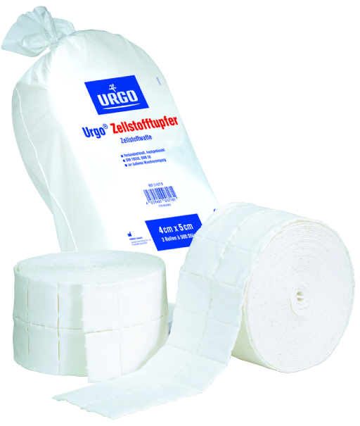 URGO Cellulose swabs 4.0 cm x 5.0 cm