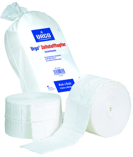 [15458-01] URGO Zellstofftupfer 4,0 cm x 5,0 cm