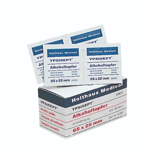 [16538-01] HOLTHAUS YPSISEPT Alkoholtupfer 65 x 25 mm