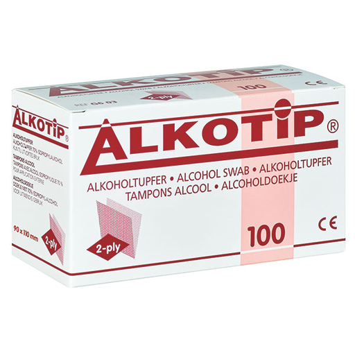 [17285-01] MEDIWARE Alkotip Alcohol swabs large
