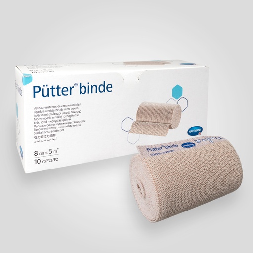 [18245-02] HARTMANN Pütterbinden 5 m loose in folding boxes with bandage clips