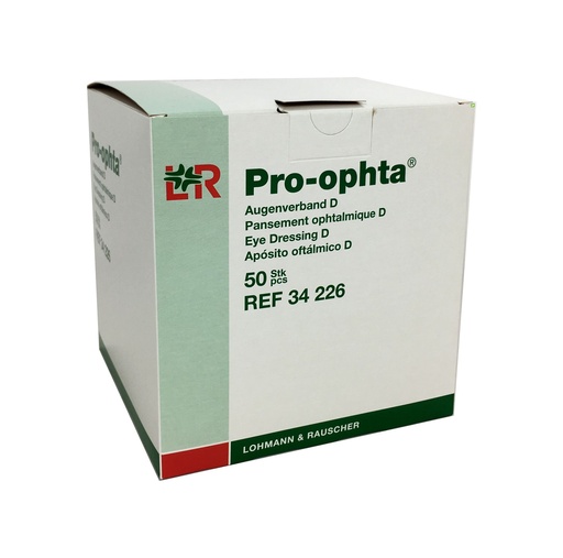 [19724-02] LOHMANN & RAUSCHER PRO-OPHTA Augenverband D 10 x 7.2cm