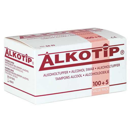 [20625-01] ALKOTIP Standard Alkoholtupfer, 30 x 65 mm